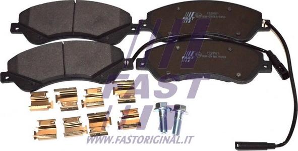 Fast FT29521 - Гальмівні колодки, дискові гальма avtolavka.club