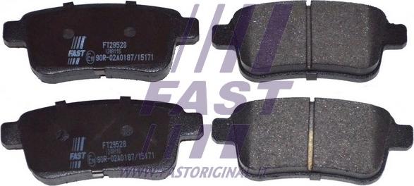 Fast FT29528 - Гальмівні колодки, дискові гальма avtolavka.club