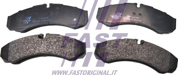 Fast FT29121HD - Гальмівні колодки, дискові гальма avtolavka.club