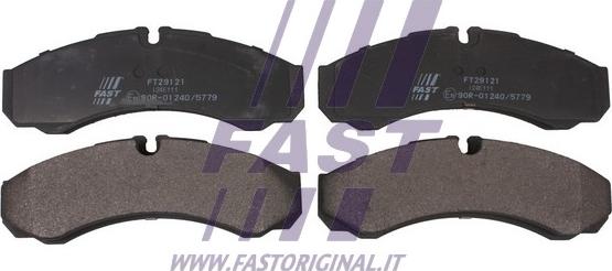 Fast FT29121 - Гальмівні колодки, дискові гальма avtolavka.club