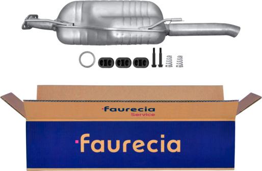 Faurecia FS40497 - Глушник вихлопних газів кінцевий avtolavka.club