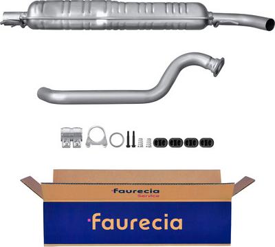 Faurecia FS40455 - Середній глушник вихлопних газів avtolavka.club