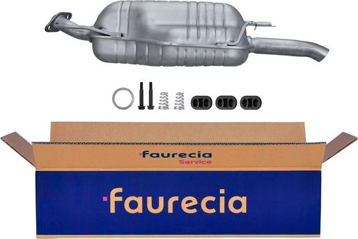 Faurecia FS40453 - Глушник вихлопних газів кінцевий avtolavka.club