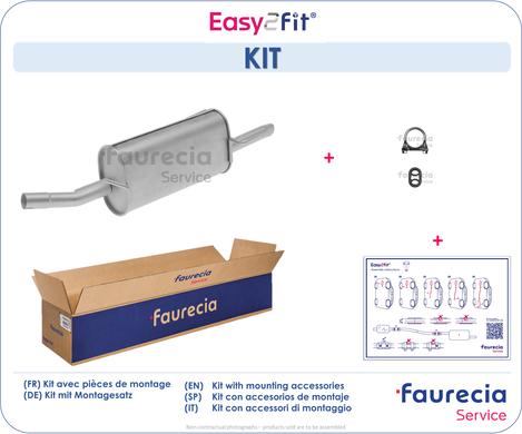 Faurecia FS40425 - Глушник вихлопних газів кінцевий avtolavka.club