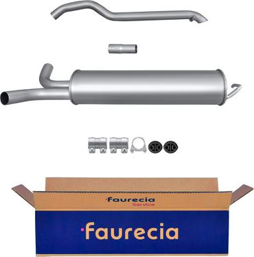 Faurecia FS40598 - Глушник вихлопних газів кінцевий avtolavka.club