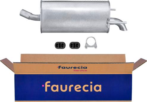 Faurecia FS40661 - Глушник вихлопних газів кінцевий avtolavka.club