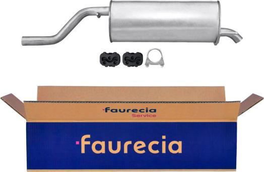 Faurecia FS40030 - Глушник вихлопних газів кінцевий avtolavka.club