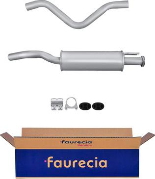 Faurecia FS40389 - Середній глушник вихлопних газів avtolavka.club