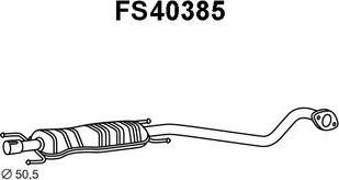 Faurecia FS40385 - Середній глушник вихлопних газів avtolavka.club