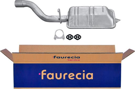 Faurecia FS50098 - Глушник вихлопних газів кінцевий avtolavka.club