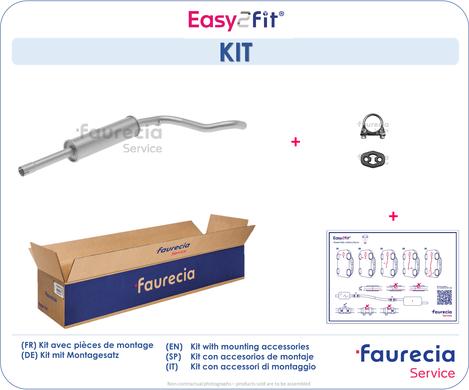 Faurecia FS63082 - Середній глушник вихлопних газів avtolavka.club