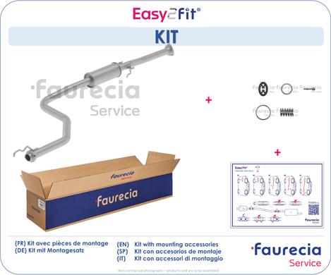 Faurecia FS05115 - Середній глушник вихлопних газів avtolavka.club