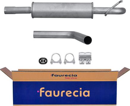 Faurecia FS80546 - Середній глушник вихлопних газів avtolavka.club