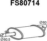 Faurecia FS80714 - Предглушітель вихлопних газів avtolavka.club