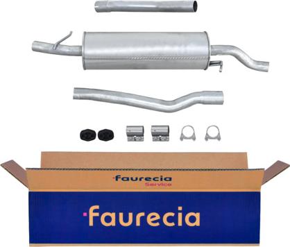 Faurecia FS30498 - Середній глушник вихлопних газів avtolavka.club