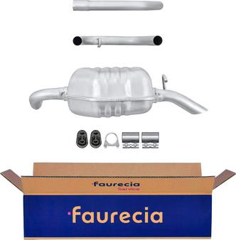 Faurecia FS30257 - Глушник вихлопних газів кінцевий avtolavka.club