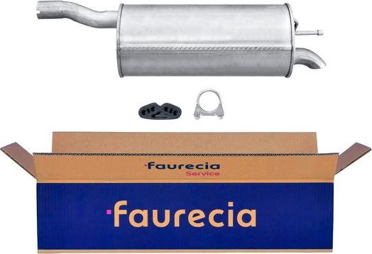 Faurecia FS25454 - Глушник вихлопних газів кінцевий avtolavka.club