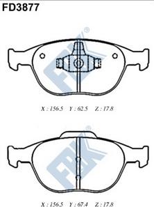 ADVICS-SEA E1N091T - Гальмівні колодки, дискові гальма avtolavka.club