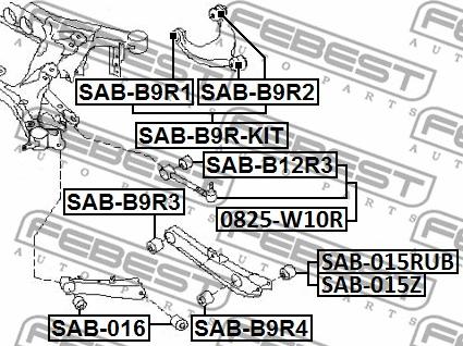 Febest 0825-W10R - Важіль незалежної підвіски колеса avtolavka.club