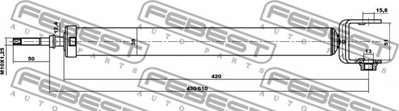 Febest 02110-003R - Амортизатор avtolavka.club