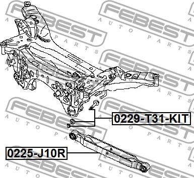 Febest 0229-T31-KIT - Болт регулювання розвалу коліс avtolavka.club