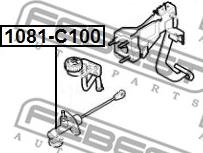 Febest 1081-C100 - Головний циліндр, система зчеплення avtolavka.club