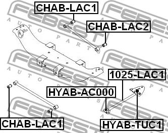 Febest 1025-LAC1 - Важіль незалежної підвіски колеса avtolavka.club