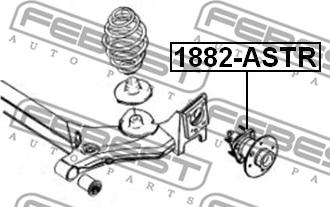 Febest 1882-ASTR - Маточина колеса avtolavka.club