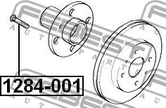 Febest 1284-001 - Болт кріплення колеса avtolavka.club