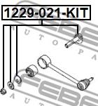 Febest 1229-021-KIT - Болт регулювання розвалу коліс avtolavka.club