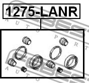 Febest 1275-LANR - Ремкомплект, гальмівний супорт avtolavka.club