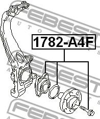 Febest 1782-A4F - Маточина колеса avtolavka.club