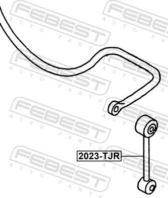 Febest 2023-TJR - Тяга / стійка, стабілізатор avtolavka.club