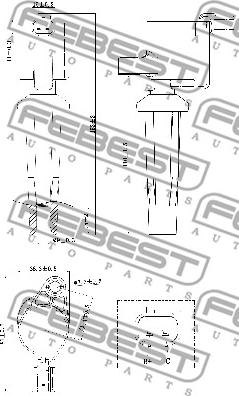 Febest 21640-001 - Котушка запалювання avtolavka.club