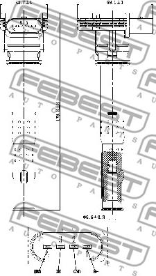 Febest 23640-001 - Котушка запалювання avtolavka.club