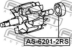 Febest AS-6201-2RS - Підшипник avtolavka.club