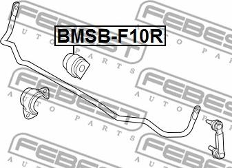 Febest BMSB-F10R - Втулка, стабілізатор avtolavka.club