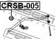 Febest CRSB-005 - Втулка, стабілізатор avtolavka.club