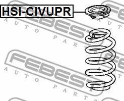 Febest HSI-CIVUPR - Тарілка пружини avtolavka.club