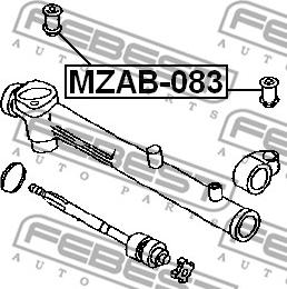 Febest MZAB-083 - Підвіска, кермове управління avtolavka.club