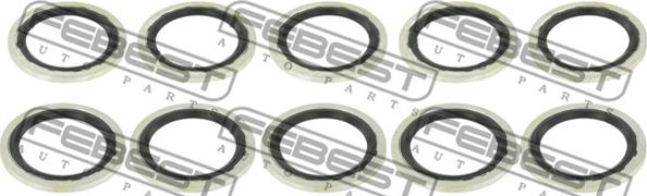 Febest RINGAH-018-PCS10 - Seal Ring, air conditioning system line avtolavka.club