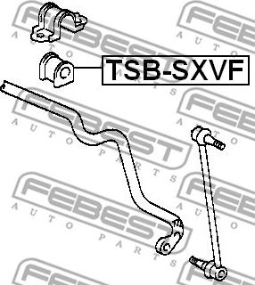 Febest TSB-SXVF - Втулка, стабілізатор avtolavka.club