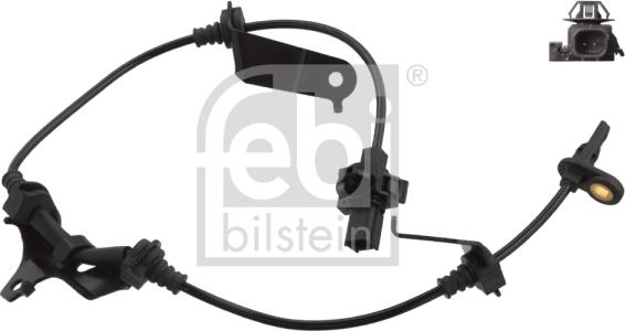 Febi Bilstein 106345 - Датчик ABS, частота обертання колеса avtolavka.club