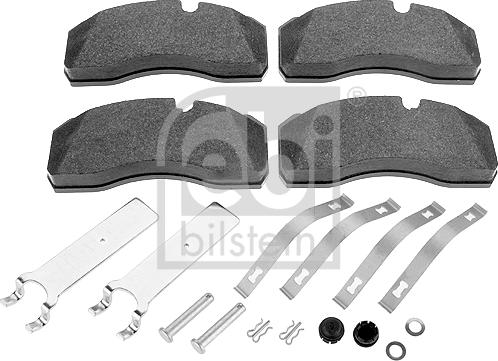 Febi Bilstein 10674 - Гальмівні колодки, дискові гальма avtolavka.club