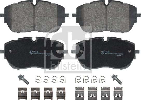 Febi Bilstein 116342 - Гальмівні колодки, дискові гальма avtolavka.club