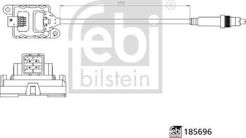 Febi Bilstein 185696 - NOx-датчик, впорскування карбаміду avtolavka.club