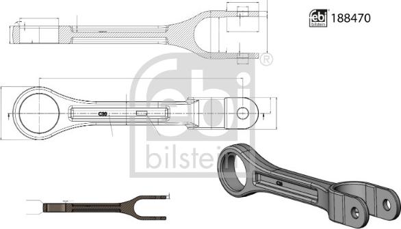 Febi Bilstein 188470 - Тяга / стійка, стабілізатор avtolavka.club