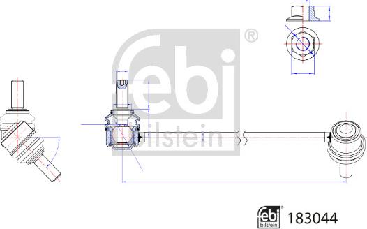 Febi Bilstein 183044 - Тяга / стійка, стабілізатор avtolavka.club