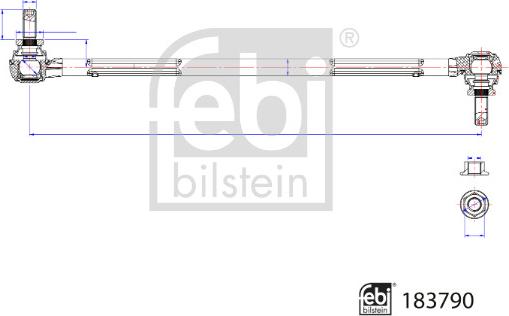 Febi Bilstein 183790 - Тяга / стійка, стабілізатор avtolavka.club