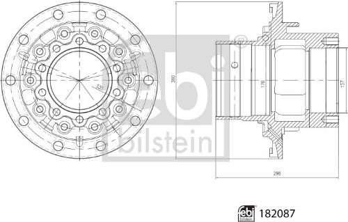 Febi Bilstein 182087 - Маточина колеса avtolavka.club